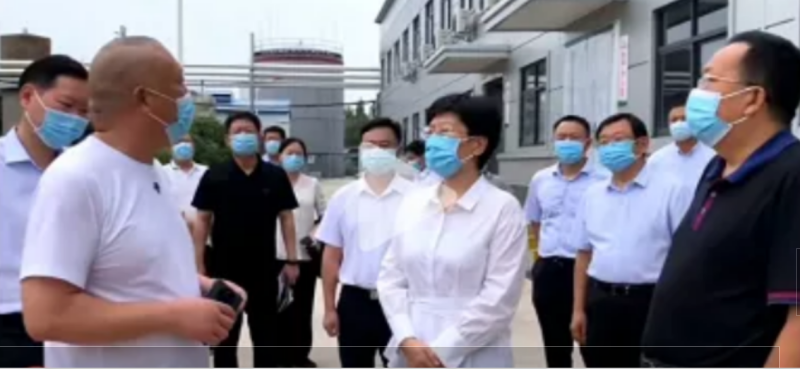 焦作市委書記葛巧紅一行蒞臨旭瑞集團參觀調研！